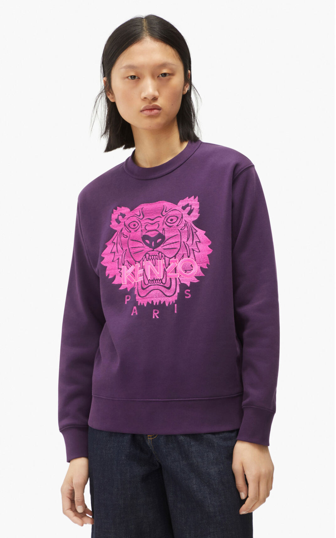 Sudadera Kenzo Tiger Mujer Moradas - SKU.2429921